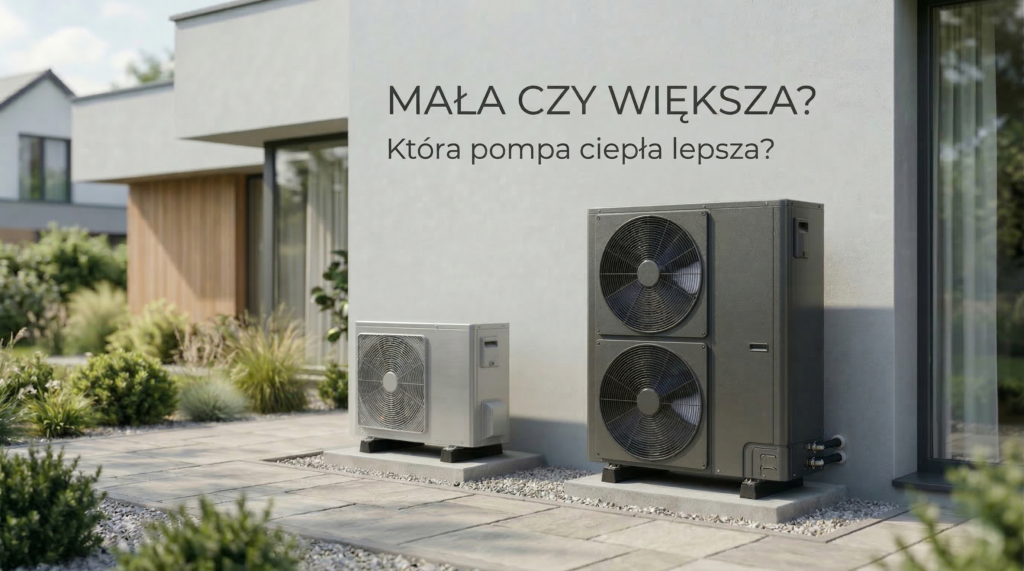 Porównanie małej i dużej pompy ciepła przy domu jednorodzinnym